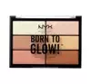 NYX PROFESSIONAL MAKEUP BORN TO GLOW PALETTE MIT HIGHLIGHTERS 01