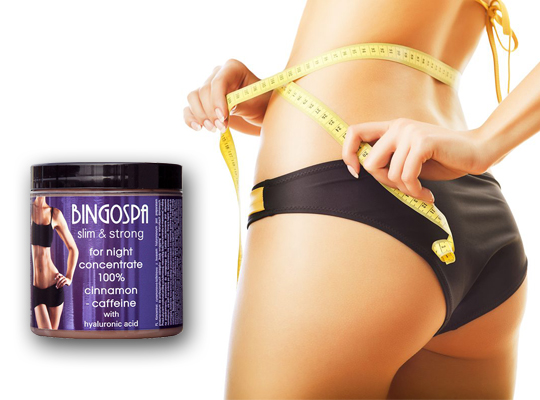 BingoSpa Slim & Strong Zimt-Koffein-Konzentrat für die Nacht mit Hyaluronsäure
