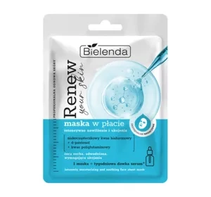 BIELENDA RENEW YOUR SKIN TUCHMASKE INTENSIVE FEUCHTIGKEITSVERSORGUNG UND LINDERUNG 1 STÜCK
