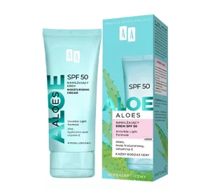 AA ALOE FEUCHTIGKEITSCREME FÜR TAGESPFLEGE SPF50 40ML