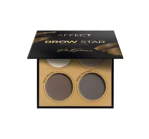 Affect Brow Star Mini-Palette mit gepressten Augenbrauenschatten 4x2g