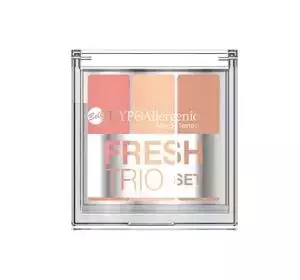 BELL HYPOALLERGENIC FRESH TRIO SET HYPOALLERGENE MULTIFUNKTIONALE MAKE-UP-PALETTE ZUR GESICHTSKONTURIERUNG