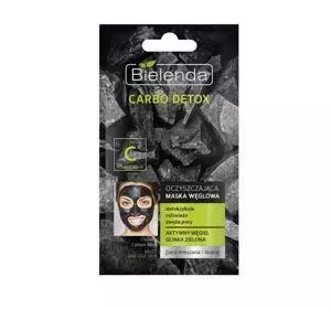 BIELENDA CARBO DETOX MASKE AKTIVKOHLE GRÜNER TON