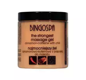 BINGOSPA GEL ZIMT KOFFEIN PAPRIKA 250 G