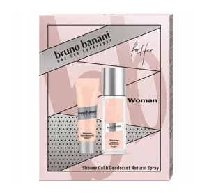 BRUNO BANANI WOMAN DEODORANT SPRAY 75ML + SG 50ML