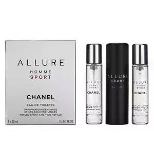 CHANEL ALLURE HOMME SPORT EDT 3 X 20 ML SET