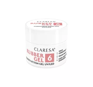 CLARESA RUBBER GEL AUFBAUGEL UV/LED 6 12G