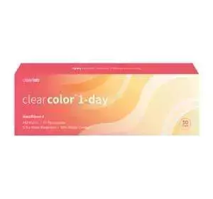 CLEARLAB CLEARCOLOR 1-DAY BLUE FARBIGE TAGESLINSEN 10 STÜCK -3.75/8.6