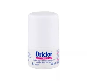 DRICLOR ROLL ON ANTITRANSPIRANT ROLL ON GEGEN ÜBERMÄSSIGES SCHWITZEN 20ML