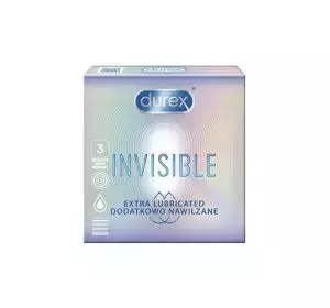 DUREX INVISIBLE EXTRA LUBRICATED KONDOME 3 STÜCK