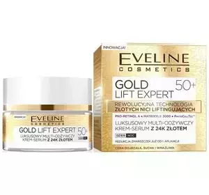 EVELINE GOLD LIFT CREME SERUM 50+ MULTIERNÄHREND 50 ML