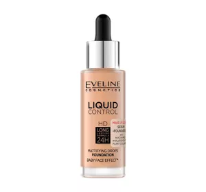 EVELINE LIQUID CONTROL HD  MATTIERENDE FOUNDATION MIT NIACINAMID050 GOLDEN BEIGE 32ML