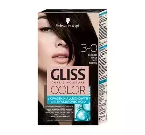 GLISS CARE & MOISTURE COLOR HAARFARBE MIT HYALURONSÄURE 3-0