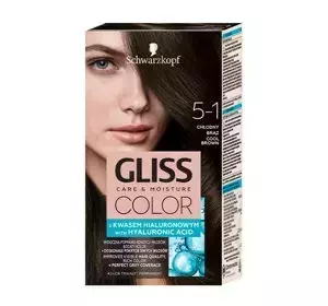 GLISS CARE & MOISTURE COLOR HAARFARBE MIT HYALURONSÄURE 5-1