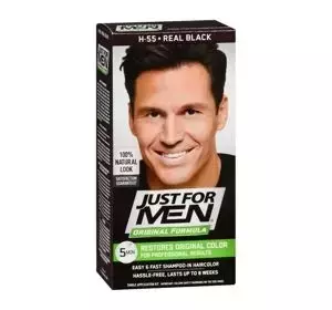 JUST FOR MEN TÖNUNGSSHAMPOO H-55 REAL BLACK