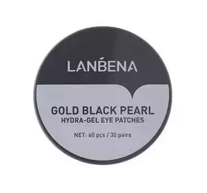 LANBENA HYDRAGEL EYE PATCHES HYDROGEL-AUGENPADS GOLD BLACK PEARL