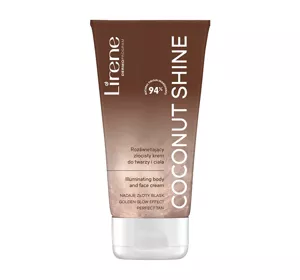 LIRENE COCONUT SHINE AUFLEUCHTENDE GOLDENE GESICHTS- UND KÖRPERCREME 150ML