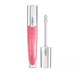 LOREAL BRILLIANT SIGNATURE PLUMP-IN-GLOSS LIPGLOSS 406 I AMPLIFY 7ML