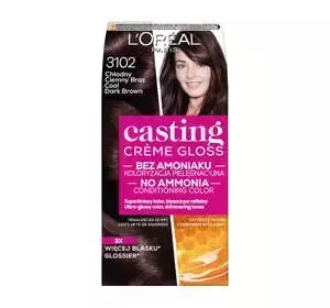 LOREAL CASTING CREME GLOSS HAARFARBE 3102 KÜHLES DUNKELBRAUN