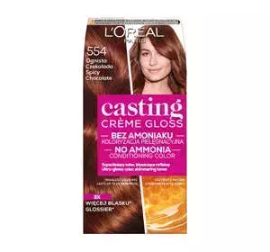 LOREAL CASTING CREME GLOSS HAARFARBE 554 FEURIGE SCHOKOLADE