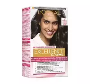 LOREAL EXCELLENCE CREME HAARFARBE 2 SEHR DUNKLES BRAUN