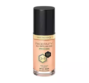 MAX FACTOR FACEFINITY ALL DAY FLAWLESS 3IN1 VEGANE GRUNDIERUNG N45 WARM ALMOND 30ML