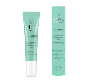 MIYA COSMETICS NIGHTHERO NACHTKONZENTRAT 2IN1 FÜR PROBLEMATISCHE HAUT 15ML