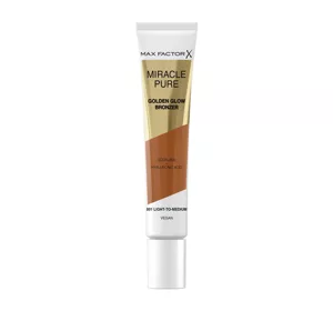 Max Factor Miracle Pure Cremiger Bronzer für das Gesicht 001 Light To Medium 15ml