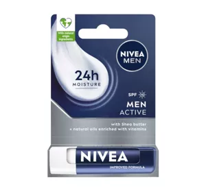 NIVEA FOR MEN ACTIVE PFLEGENDER LIPPENSTIFT 5,5ML