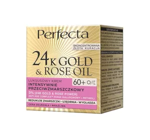 PERFECTA GOLD&ROSE LUXURIÖSE ANTI FALTEN CREME FÜR TAG UND NACHT 60+ 50ML