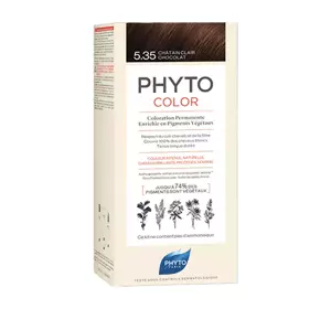 PHYTO PHYTOCOLOR HAARFARBE 5.35 CHOCOLATE LIGHT BROWN