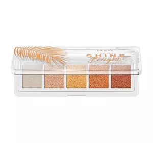 PUPA MILANO SHINE BRIGHT LIDSCHATTENPALETTE 001 SUNNY GOLD 4G