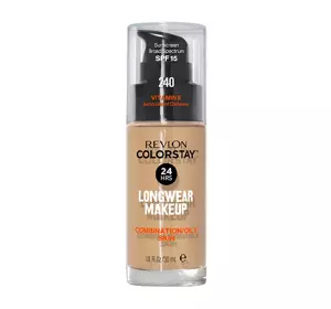 REVLON COLORSTAY GRUNDIERUNG MIT VITAMIN E FÜR FETTIGE HAUT 240 MEDIUM BEIGE 30ML