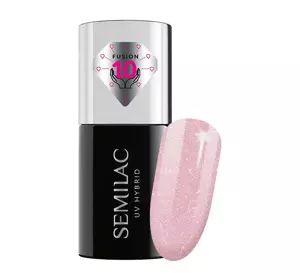 SEMILAC EXTEND CARE 5IN1 HYBRIDLACK BASIS TOP 805 GLITTER DIRTY NUDE ROSE 7ML