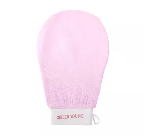 SISTER YOUNG NOVA ABSCHUPPENDER HANDSCHUH FÜR KÖRPERPEELING PINK