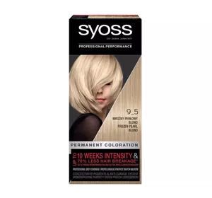 SYOSS PERMANENTE COLORATION HAARFARBE 9_5 FROSTIGES PERLBLOND