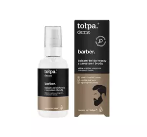 TOŁPA DERMO MEN BARBER BALSAM-GEL FÜR GESICHT MIT BARTWUCHS 75ML