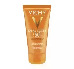 VICHY IDEAL SOLEIL SAMTIGE GESICHTSCREME FÜR NORMALNE UND TROCKENE HAUT SPF50+ 50ML