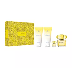 Versace Yellow Diamond Eau de Toilette Spray 90ml + 5ml + Gel 100ml + Balsam 100ml