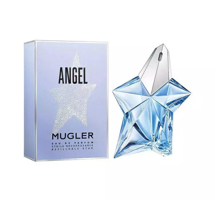 Mugler Angel Eau Parfum Nachfüllbar 50ml+Body Lotion 100ml+Eau Parfum 10ml  Blau