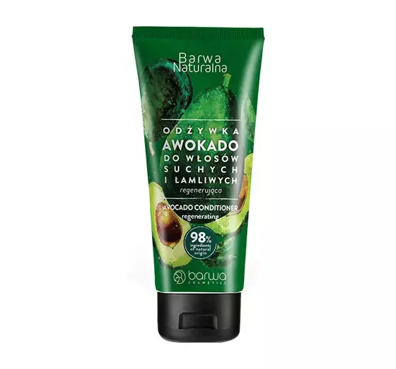   BARWA NATURALNA REGENERERENDE SPÜLUNG FÜR TROCKENES UND BRÜCHIGES HAAR AVOCADO 200ML