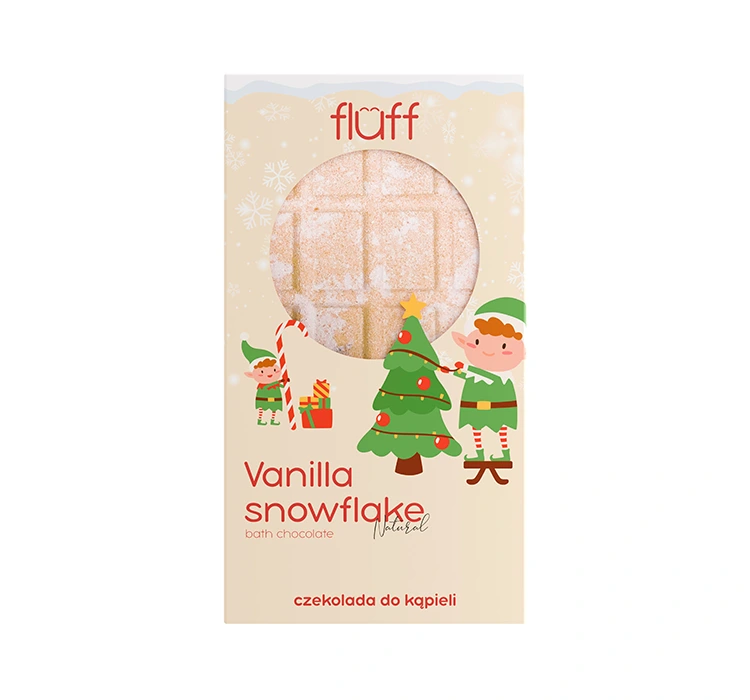  Fluff Bade-Schokolade Vanilla Snowflakes 160g