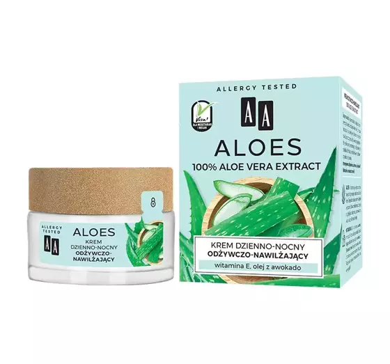 AA ALOES PFLEGENDE UND FEUCHTIGKEITSSPENDENDE CREME FÜR TAG UND NACHT 50ML