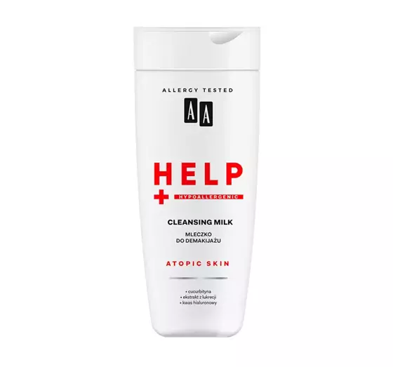 AA HELP REINIGUNGSMILCH ZUR MAKE-UP-ENTFERNUNG ATOPISCHE HAUT 200ML