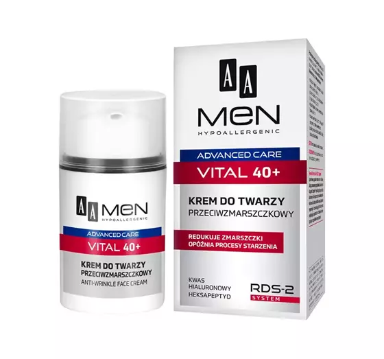 AA MEN ADVANCED CARE GESICHTSCREME VITAL 40+