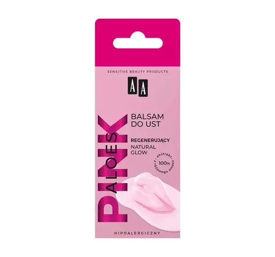 AA PINK ALOES REGENERIERENDER LIPPENBALSAM NATURAL GLOW 10G