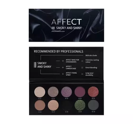 AFFECT SMOKY AND SHINY PALETTE 10 LIDSCHATTEN