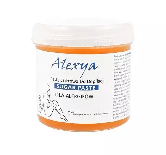 ALEXYA SOFT ZUCKERPASTE ZUR ENTHAARUNG FÜR ALLERGIKER 300G 