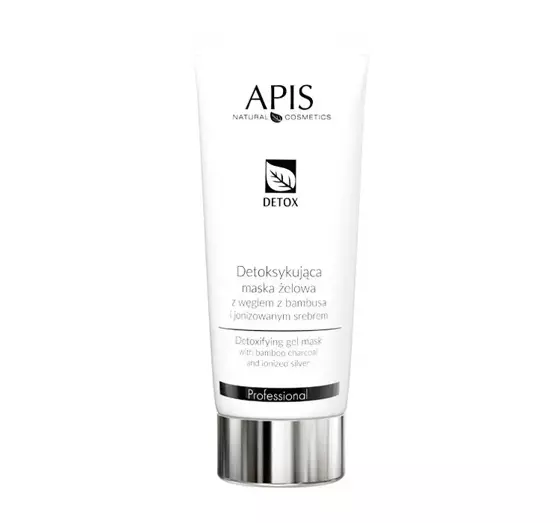 APIS DETOX ENTGIFTENDE GELMASKE MIT BAMBUSKOHLE UND IONISIERTEM SILBER 200ML