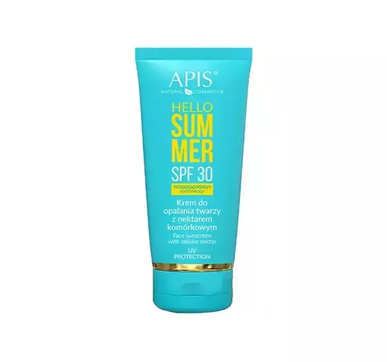 APIS HELLO SUMMER WASSERFESTE GESICHTS-SONNENCREME MIT ZELLULAR NEKTAR SPF30 50M